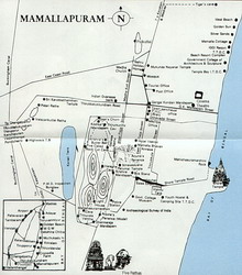 Mahabalipuram - plan